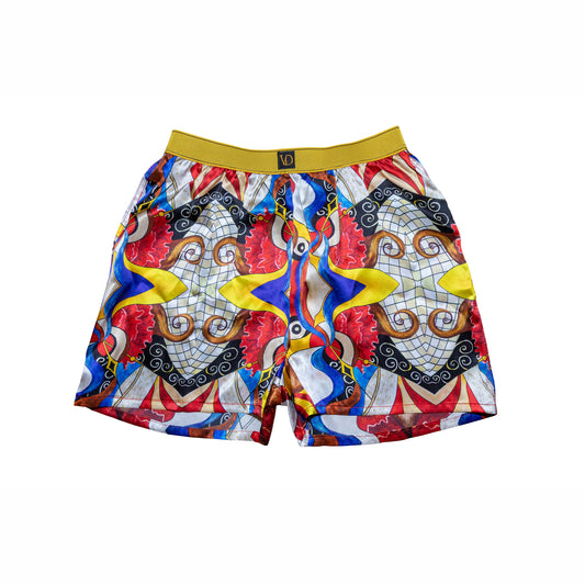 Blue Diamond Abstracto / Boxer Amarillo
